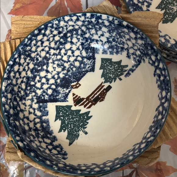 Rustic Cabin and Pine Tree Plate - Picture 3 of 3
